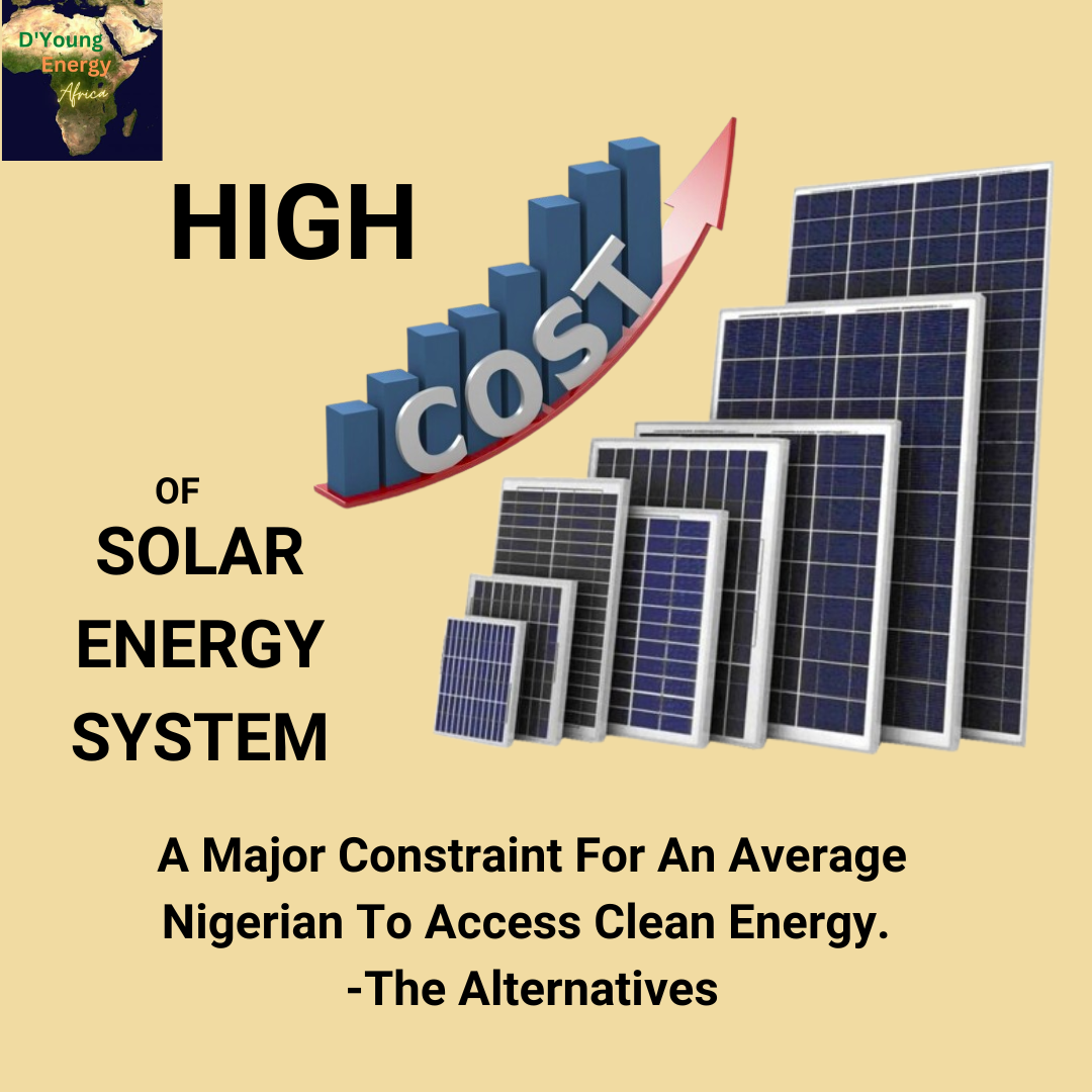 HIGH COST OF SOLAR ENERGY SYSTEM